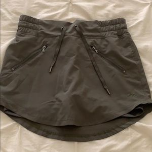 Champion olive green skirt with built-in shorts